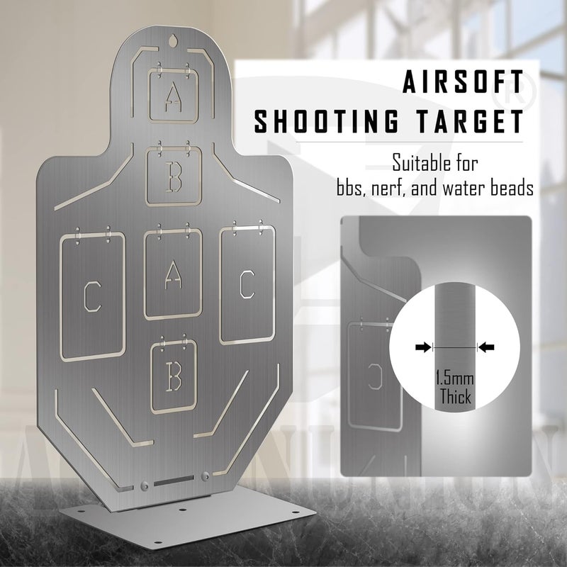 ACTIONUNION Airsoft Target All Metal Shooting Target - Image 2